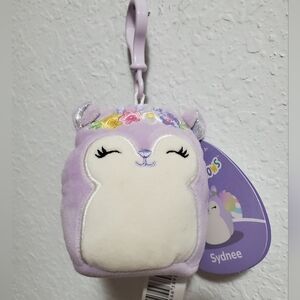 NWT Sydnee, The Squirrel Squishmallows Clip